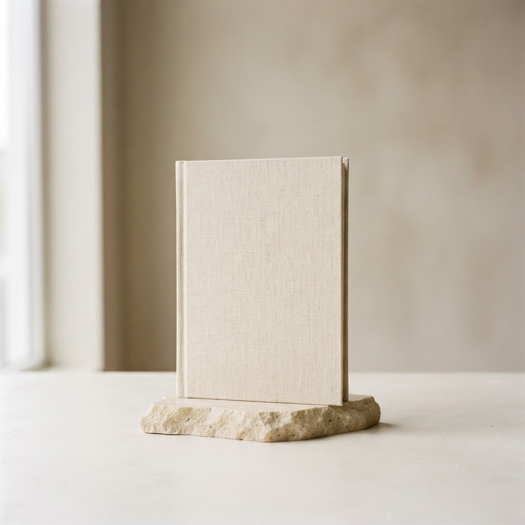 The 9T4 Career Review booklet displayed on a plinth